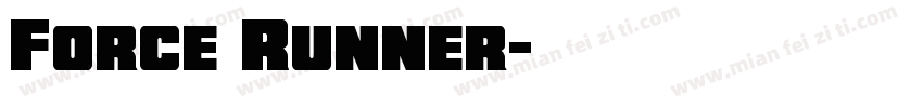 Force Runner字体转换